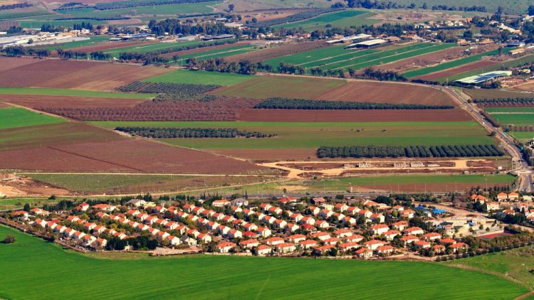 תצלום אוויר שטח במדינת ישראל 