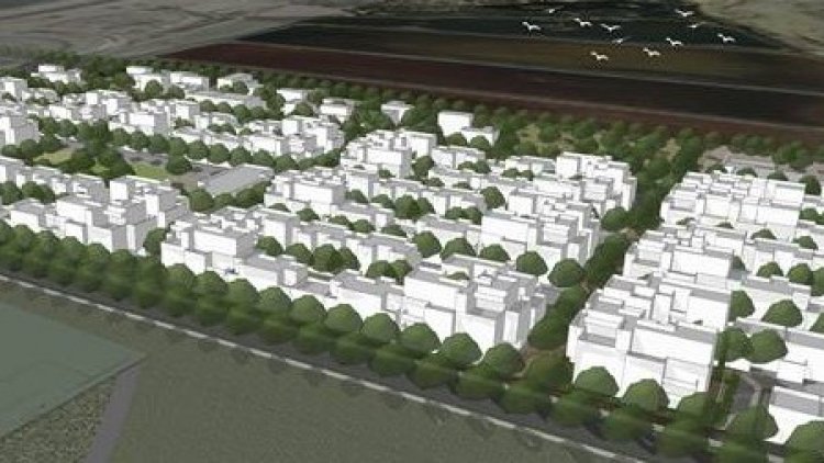 הדמיית שכונת בריכות המלח צפון - מתחם 2 (נעמה מליס אדריכלות ומתכנני ערים)