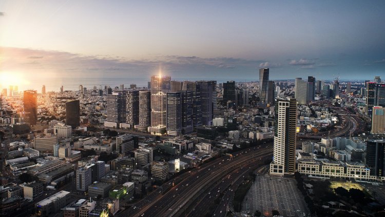 הדמיית מתחם חסן ערפה בתל אביב (3Dvision)