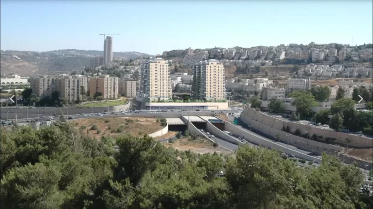 הדמיית פרויקט לב העיר ירושלים (מ.אביב)