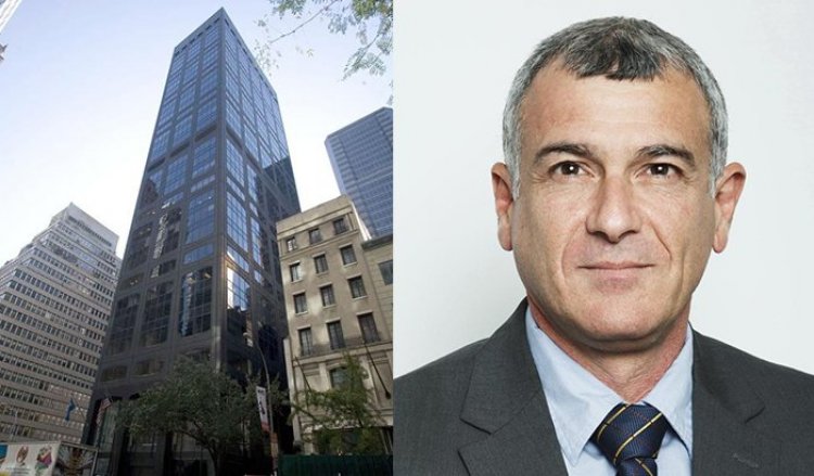עוזי לוי, מנכ"ל מנורה נדל"ן לצד בניין המשרדים פארק 450 במנהטן (יח"צ) עוזי לוי, מנכ"ל מנורה נדל"ן לצד בניין המשרדים פארק 450 במנהטן (יח"צ)