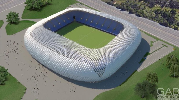 הדמיית האצטדיון החדש באשדוד (גולדשמידט ארדיטי בן נעים אדריכלים)