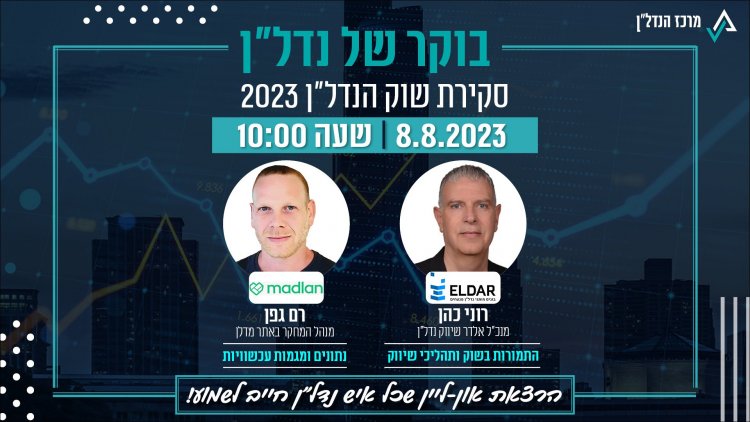 רוני כהן ורם גפן ב"בוקר של נדל"ן" (איל יצהר, מדלן)