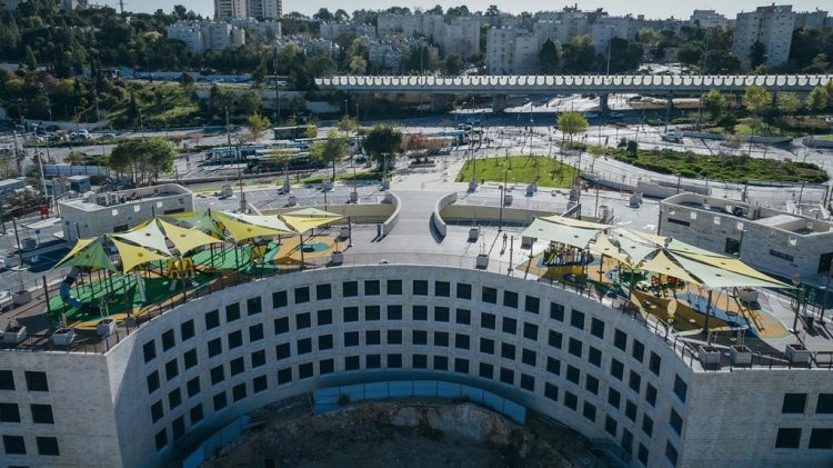 החניון החדש בירושלים. צילום: שי שחר 