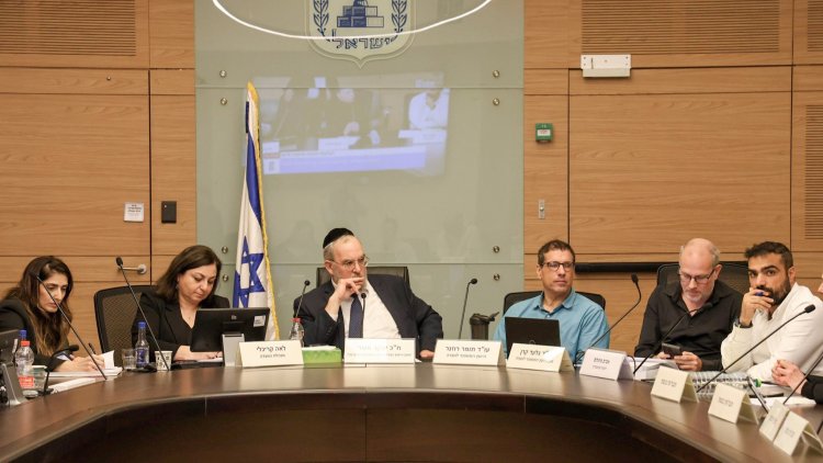 הדיון בוועדת הפנים והגנת הסביבה של הכנסת (דוברות הכנסת, דני שם טוב)