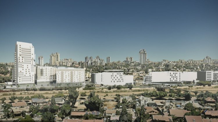 הדמיה של תוכנית ההתחדשות בבאר שבע (מילוסלבסקי-מרש אדריכלים)