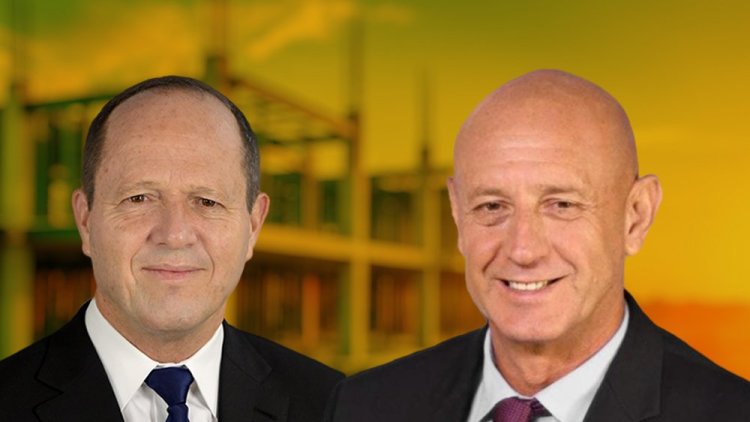 יגאל סלוביק, מנכ"ל התאחדות הקבלנים בוני הארץ ושר הכלכלה ניר ברקת (התאחדות הקבלנים בוני הארץ, לע"מ) יגאל סלוביק, מנכ"ל התאחדות הקבלנים בוני הארץ ושר הכלכלה ניר ברקת (התאחדות הקבלנים בוני הארץ, לע"מ)