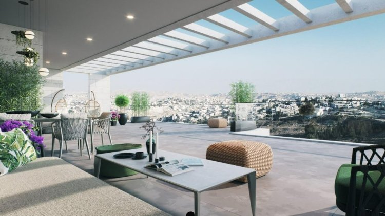 מרפסות בפרויקט הקונסוליה בירושלים, הדמייה: 3 דיוויז'ן מרפסות בפרויקט הקונסוליה בירושלים, הדמייה: 3 דיוויז'ן