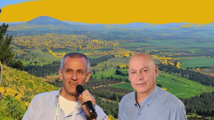 מזכ"ל האיחוד החקלאי דודו קוכמן, ומנהל רמ"י ינקי קוינט (יוסי אלטרמן וגיל מגלד, באדיבות המצולם) מזכ"ל האיחוד החקלאי דודו קוכמן, ומנהל רמ"י ינקי קוינט (יוסי אלטרמן וגיל מגלד, באדיבות המצולם)