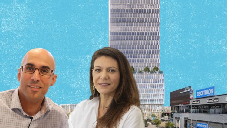 מנכ"לית G City ישראל קרן כליפה, ורו"ח הראל שרעבי, ראש חטיבת כספים ורכש לאומית שירותי בריאות, על רקע הדמיית המגדל (ויקטור לוי, יח"צ לאומית, Viewpoint) מנכ"לית G City ישראל קרן כליפה, ורו"ח הראל שרעבי, ראש חטיבת כספים ורכש לאומית שירותי בריאות, על רקע הדמיית המגדל (ויקטור לוי, יח"צ לאומית, Viewpoint)