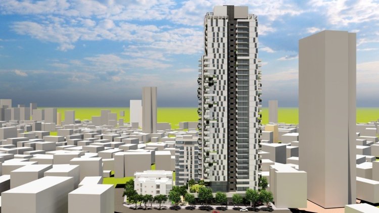 הדמיה של הפרויקט במרכז ר"ג (ניר – קוץ אדריכלים) הדמיה של הפרויקט במרכז ר"ג (ניר – קוץ אדריכלים)