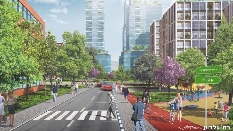 הדמיה של תוכנית ההתחדשות במזרח גבעתיים (עדן בר אדריכלים) הדמיה של תוכנית ההתחדשות במזרח גבעתיים (עדן בר אדריכלים)