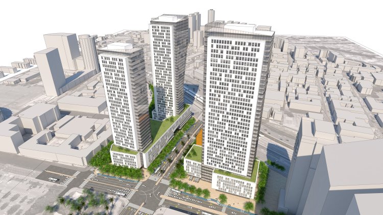 הדמיה של התוכנית במתחם הסינרמה (פרחי-צפריר אדריכלים) הדמיה של התוכנית במתחם הסינרמה (פרחי-צפריר אדריכלים)