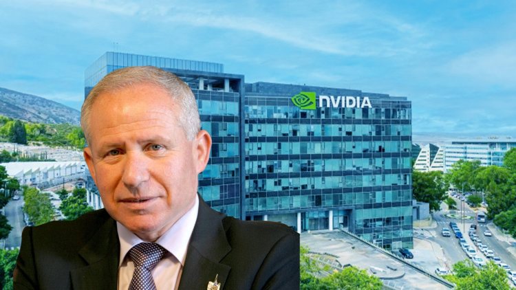 שר החקלאות אבי דיכטר על רקע משרדי אנבידיה בישראל (אורן לביא, ויקימדיה, באדיבות אנבידיה) שר החקלאות אבי דיכטר על רקע משרדי אנבידיה בישראל (אורן לביא, ויקימדיה, באדיבות אנבידיה)