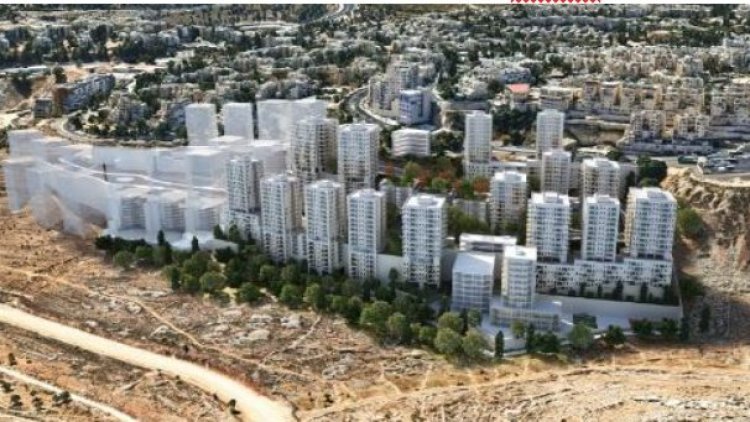 הדמיה של השכונה החדשה בירושלים (אנטרייס) הדמיה של השכונה החדשה בירושלים (אנטרייס)