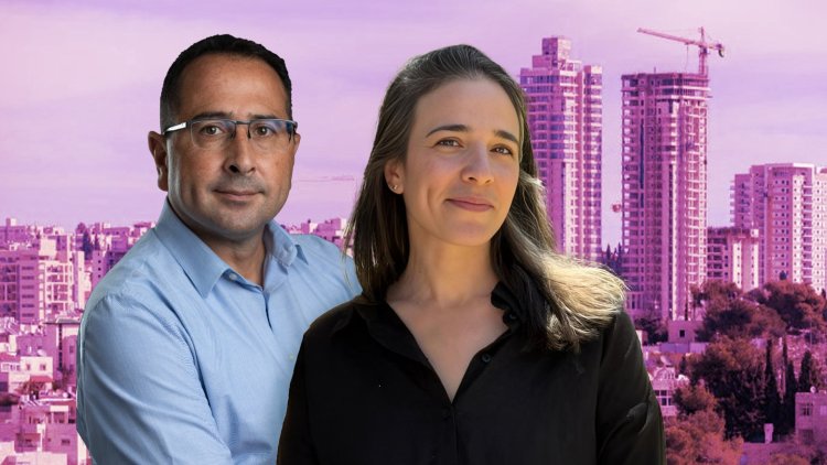 הלה בכר ויואל אבן, מהנדס העיר ירושלים (באדיבות המצולם, שרון גבאי)