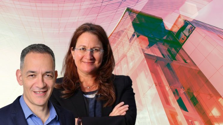 יו"ר קבוצת עזריאלי דנה עזריאלי ורון אבידן (זיו קורן, תמר מצפי)