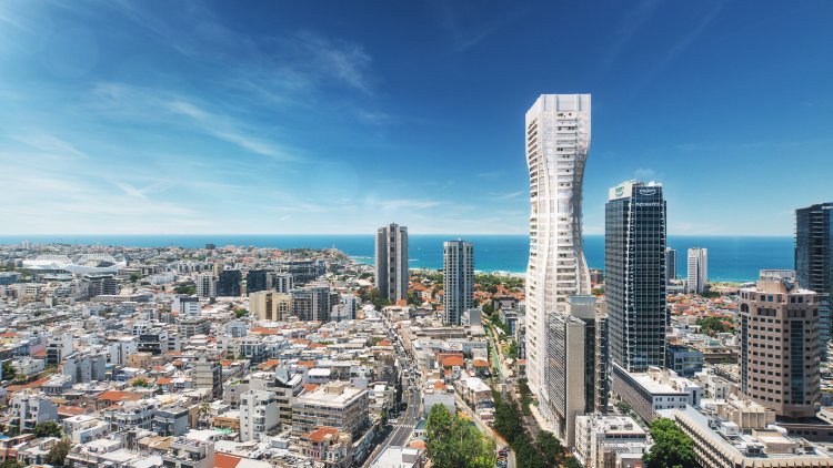 הדמיה של המגדל ביהודה הלוי (אדריכל: רפאל דה לה פונטיין, D-BLK) הדמיה של המגדל ביהודה הלוי (אדריכל: רפאל דה לה פונטיין, D-BLK)