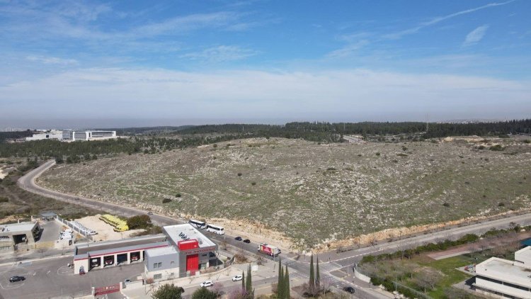 השטח המיועד לבניית השכונה החדשה (באדיבות עיריית מודיעין-מכבים-רעות)