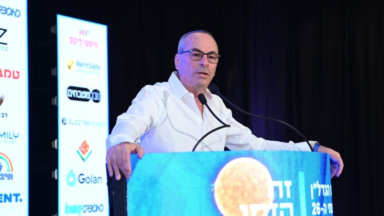 נשיא התאחדות הקבלנים רוני בריק בכנס (פוטו מרסלו) נשיא התאחדות הקבלנים רוני בריק בכנס (פוטו מרסלו)