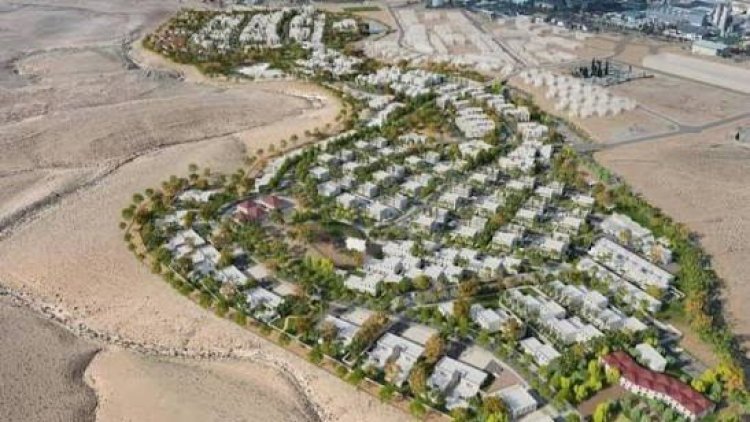 הדמיה של התוכנית בירוחם ( רובי קלוגמן)