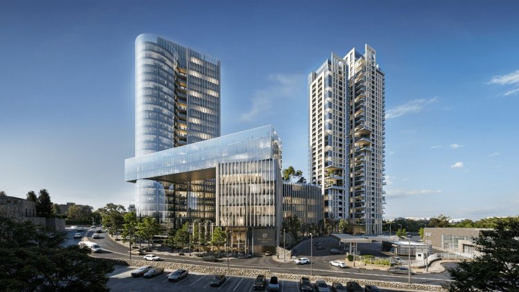 הדמיה של פרויקט "עיר עולם" בירושלים (LINE-CRETIVE.UK)