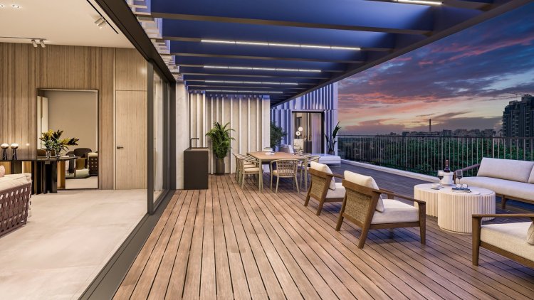 הדמיה של הפנטהאוז בפרויקט של פרשקובסקי (סנאפשוט כהן)