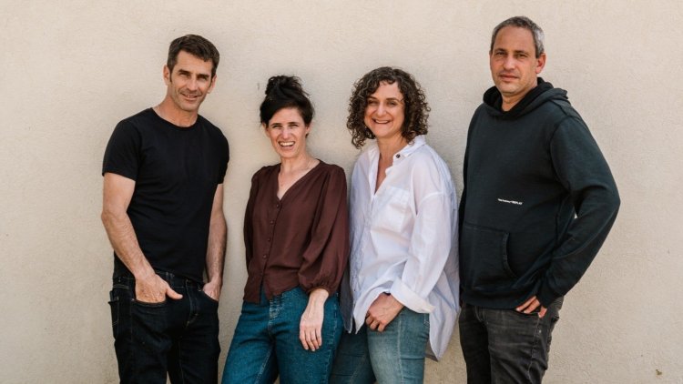 מימין: האדריכלים רואי פרידמן, אביטל לוין, אביבה פרידמן וישי בידר (ירדן בידר)