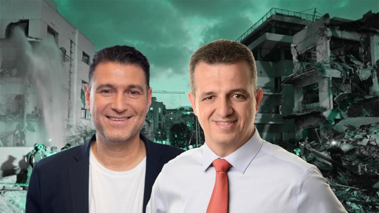 ראש עיריית ר"ג כרמל שאמה הכהן וחמי שאול, מנהל חטיבת מגורים בוטיק בקרסו נדל"ן (עיריית רמת גן, לני בן בשט, דוברות כבאות והצלה) 