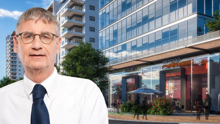 הדמיה של מתחם הפיתוח החדש בכפר יונה (כנען שנהב אדריכלים)