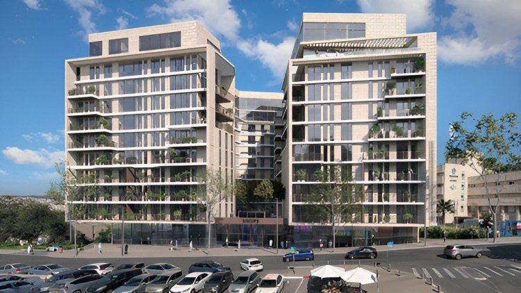 מתחם פארן בשכונת רמת אשכול. הדמיה: קימל אשכולות אדריכלים