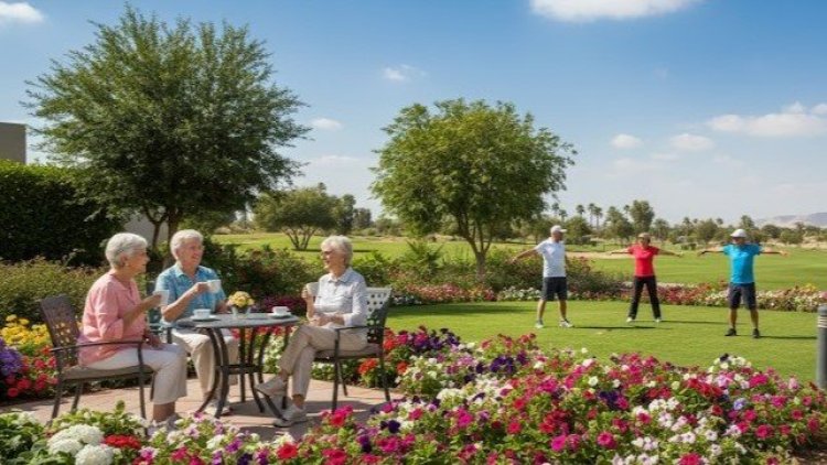 הדמיה של כפר הגמלאים בערד (רמ"י) 