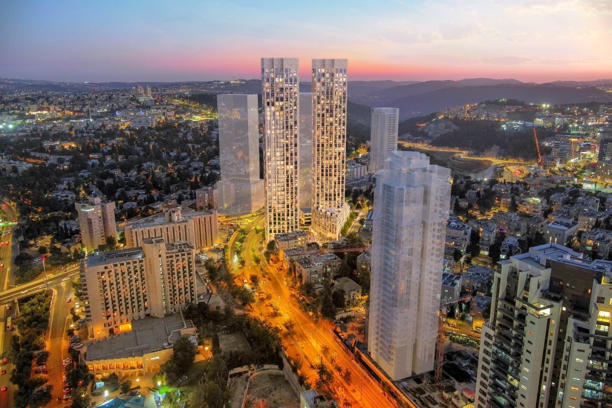 ממשיכה לעלות לגובה: 2 תוכניות לבניית מגדלים עד 40 קומות במערב י-ם מגיעות למחוזית