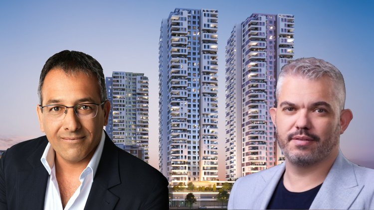 אלכס מריאש ורונן עקביה, על רקע פרויקט העליה השניה (ראובן קסטרו, טל גבעוני, סטודיו 84)