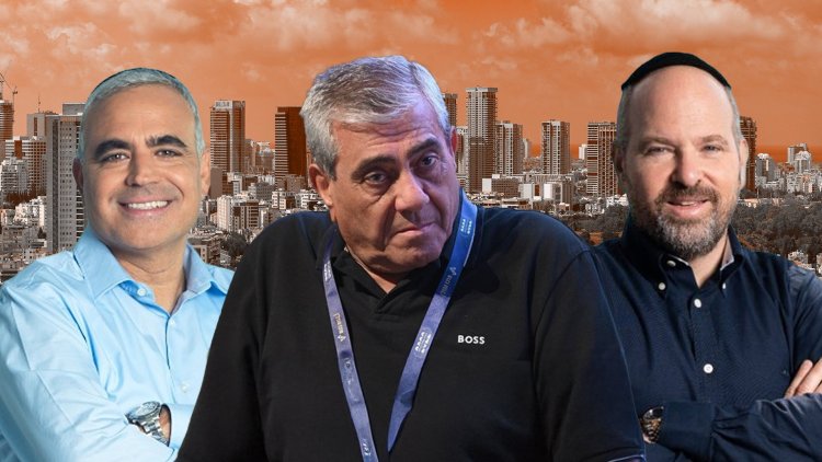 יקי רייסנר, יגאל דמרי ואפי שקדי (רמי זרנגר, רועי טפר, טל גבעוני) 