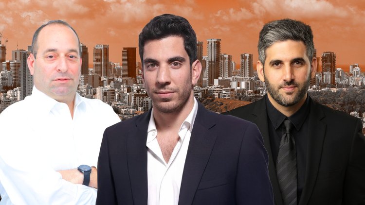 מימין: נאור גלברג, גיא סרוסי, מיקי ברגר (סטודיו תומאס, אילן אסייג, הדר מדיה) 