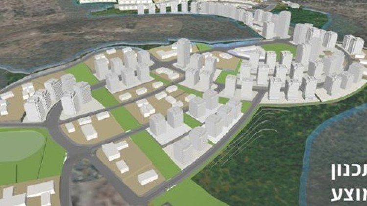 הדמיית השכונה החדשה (פישר אלחנני אדריכלים בע"מ)