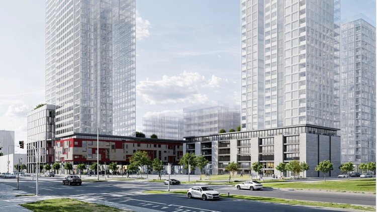 הדמית התוכנית במתחם סיאטל בבאר שבע (בר לוי אדריכלים)