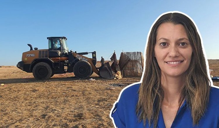 שירה תם על רקע הרס בניה לא חוקית בנגב (רמ"י)