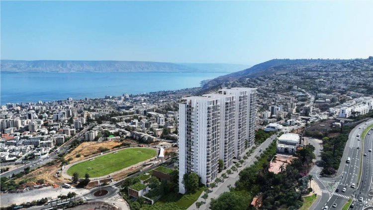 הדמיית מתחם בר כוכבא בטבריה: מילוסלבסקי אדריכלים