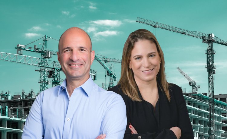 עו"ד מיכל דגני הלברשטם ובעלי מיי טאון יוסי חסון (שני קלטרו, מייטאון)