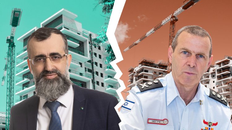 נציב הכבאות אייל כספי ויו"ר מטה התכנון הלאומי נתן אלנתן (קובי ריכטר, רז רוגובסקי)