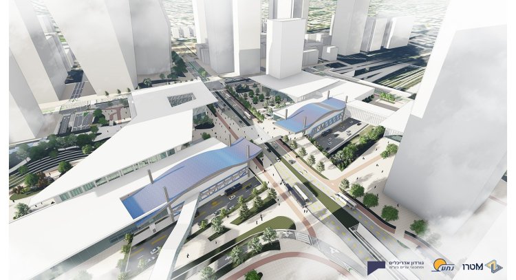 הדמיה של מתחם השלום (נת"ע, גורדון אדריכלים ומתכנני ערים)