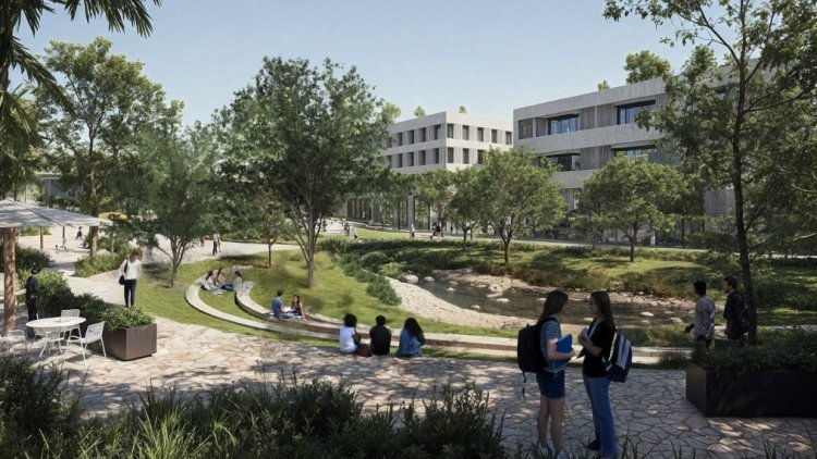 הדמיה של הכפר הציוני בבאר שבע (HQ Architects)