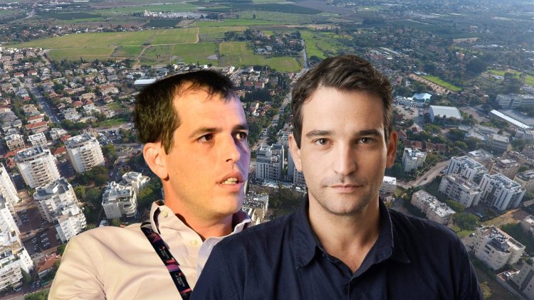 ראש עיריית הוד השרון אמיר כוכבי והממונה על התקציבים מתן יגל (שחר תמיר, ויקימדיה, עידן גרוס, שאטרסטוק) 