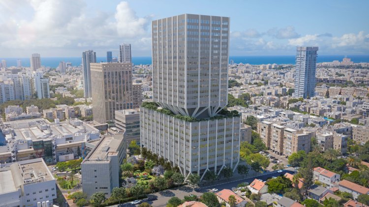 הדמיית מגדל האשפוז החדש (זרחי אדריכלים)