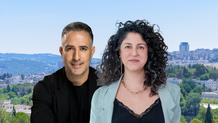 מנכ"לית אקרו התחדשות דקלה פרסיקו ומנכ"ל אביב מליסרון צחי דידי (ענבל מרמרי, רמי זרנגר)