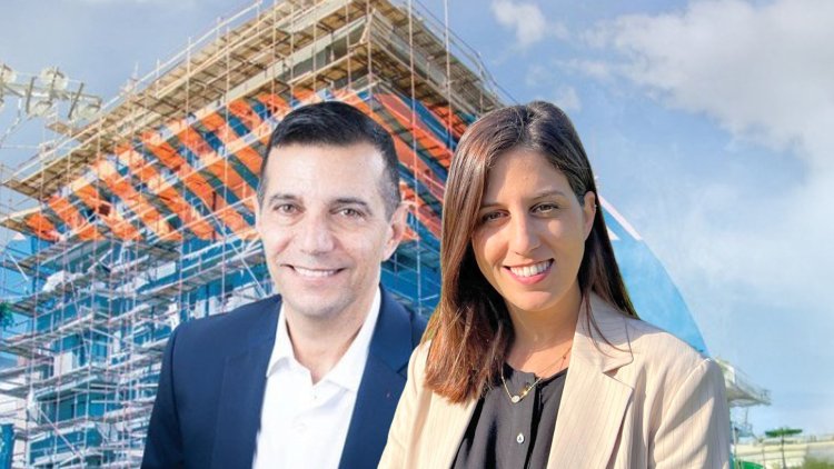 בעלי בונוס אריק גולדיאן והמנכ"לית דנה גולדיאן ברק על רקע מיזם תמ"א 38 (בונוס, שאטרסטוק)