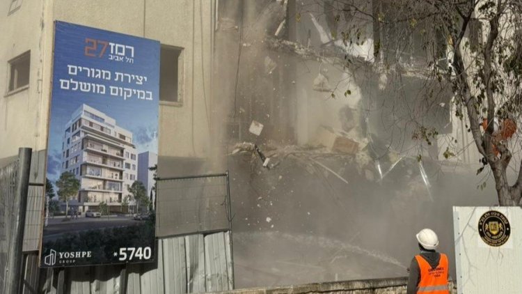 ההריסה בפרויקט (באדיבות יושפה) 