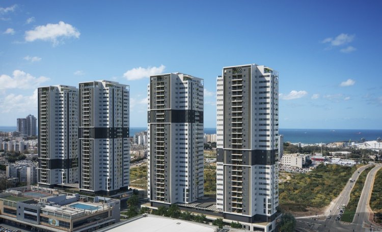 הדמיה של הפרויקט בכוכב הצפון באשדוד (3D ויז'ן)